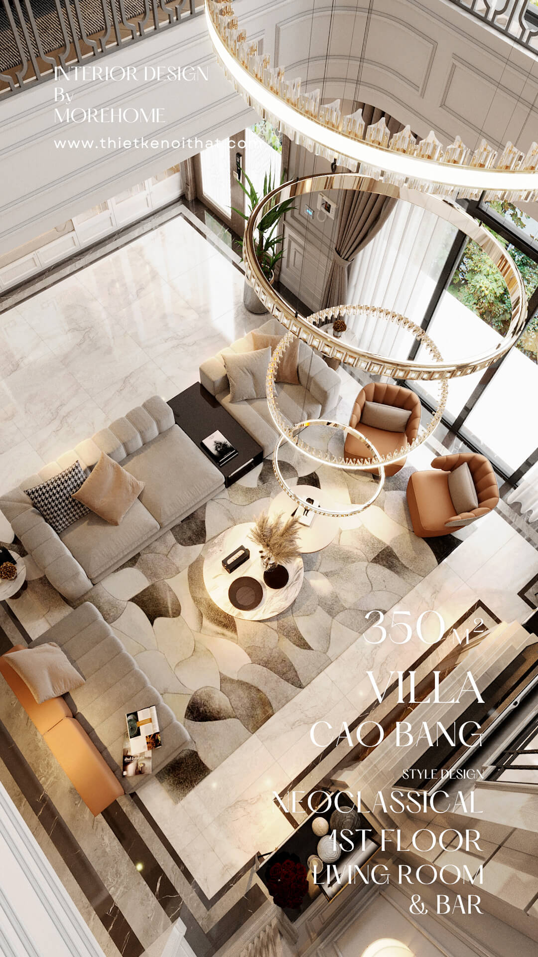 Thiết kế nội thất Villa Cao Bằng